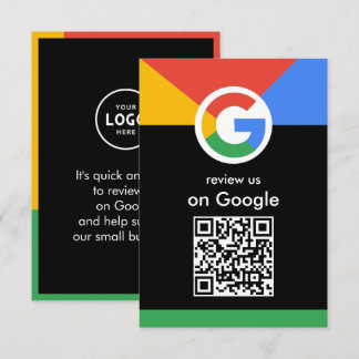 トレンディなプロフェッショナルスキャンでレビューするGoogle QRコード エンクロージャーカード