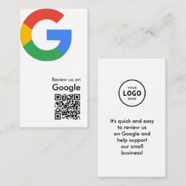 トレンディなモダンGoogleレビューQRコード同梱カード エンクロージャーカード
