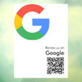 トレンディなモダンGoogleレビューQRコード ウィンドウサイン (シート3)