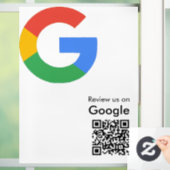 トレンディなモダンGoogleレビューQRコード ウィンドウサイン (ホーム)