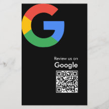 トレンディなモダンGoogleレビューQRコード