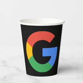 トレンディなモダンGoogleレビューQRコード 紙コップ