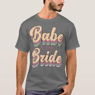 トレンディなレトロ花嫁スクワッド トライブ ウェディング Tシャツ
