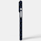トレンディな共感ギフト チェッカーボード スクエア Case-Mate iPhoneケース (裏面 / 左)