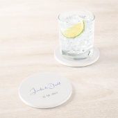 トレンディな古典的書体　プレーン　パーソナル コースター (側面)