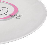 トレンディな古典的書道のイニシャル カッティングボード (角)