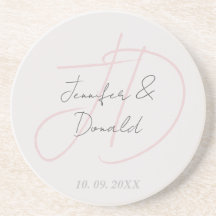 トレンディな古典的書道のイニシャル