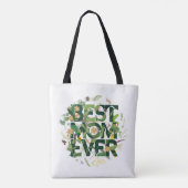 トレンディな最高のママ 母の日ギフト トートバッグ (裏面)