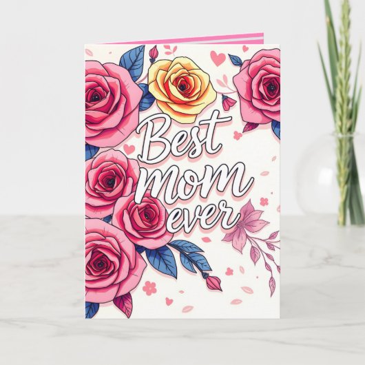 トレンディな花の贅沢ギフトコレクション カード (正面)