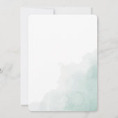 トレンディな花嫁と新郎のトリビア ウェディング ゲーム 招待状 (裏面)