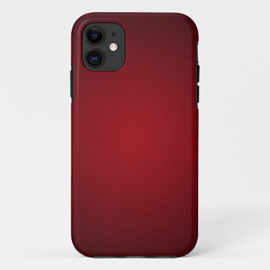 トレンディな赤黒グレー二グラデーション Case-Mate iPhoneケース (裏面)