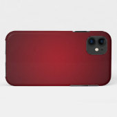 トレンディな赤黒グレー二グラデーション Case-Mate iPhoneケース (裏面(横))