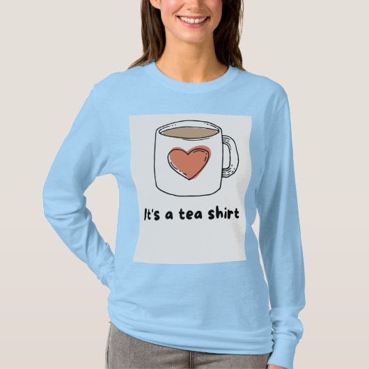 トレンディな長袖シャツ Tシャツ (正面)