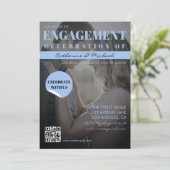 トレンディな闇の写真 マガジンの表紙 エンゲージメント 招待状 (スタンド正面)