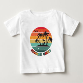 トレンディな"夏のビブス"Tシャツ ベビーTシャツ