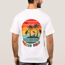トレンディな"夏の雰囲気"Tシャツ