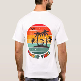 トレンディな"夏の雰囲気"Tシャツ Tシャツ