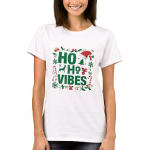 トレンディなHo Ho Ho ホリデーパーティTシャツ
