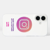 トレンディなInstagramクリエイターギフト Case-Mate iPhoneケース (裏面 (横))