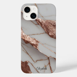 トレンディカッパーグリッター大理石 Case-Mate iPhone 14ケース