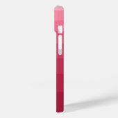トレンディカラーブロック マゼンタピンク カスタマイズ可能サイン Case-Mate iPhoneケース (裏面 / 左)