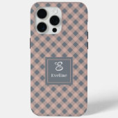 トレンディカラー iPhoneケース コーラルグレー クリアアクセント Case-Mate iPhoneケース (裏面)
