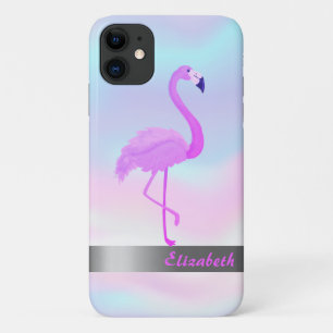 トレンディクールフラミンゴホログラフィック - オリジナルデザイン iPhone 11 ケース