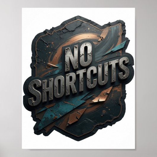 トレンディグレー NO SHORTCUTS ポスター (正面)