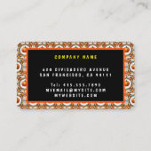 トレンディサンクスギビングパンプキンオータムコレクション 名刺 (裏面)