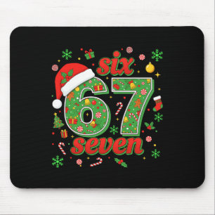 トレンディシックスセブンメームクリスマス67 Xmas メンズ レディース マウスパッド