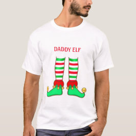 トレンディダッドエルフクリスマス Tシャツ