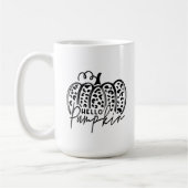 トレンディハローハロウィンカボチャ コーヒーマグカップ (左)