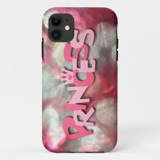 トレンディピンクプリンセスボケ Case-Mate iPhoneケース (裏面)