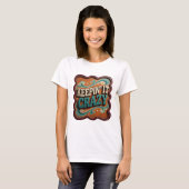 トレンディブルーKEEPIN' IT CRAZYプリント Tシャツ (正面フル)