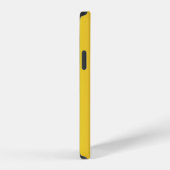 トレンディモノグラム ピンク 黄色  iPhoneケース (右側面)