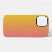 トレンディモノグラム ピンク 黄色  iPhoneケース (裏面横)