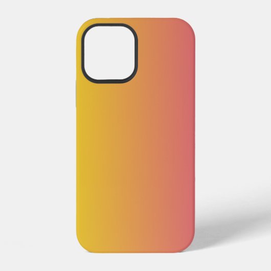 トレンディモノグラム ピンク 黄色  iPhoneケース (裏面)