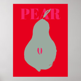 トレンディングの果物と野菜イラスト ポスター