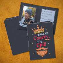 トレンディーおもしろいキング引用文タイポグラフィ父の日