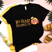 トレンディーおもしろいピザラブアンチ・バレンタインデー・ギフト Tシャツ