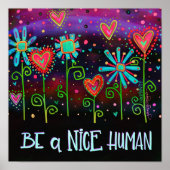 トレンディーおもしろいフローラニースヒト引用文インスピリシティ ポスター (正面)