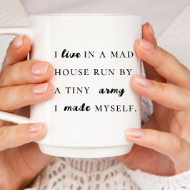 トレンディーおもしろいモダンタイポグラフィ コーヒーマグカップ