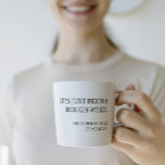 トレンディーおもしろいモダンタイポグラフィ コーヒーマグカップ<br><div class="desc">トレンディーおもしろいモダンタイポグラフィマグカップ</div>