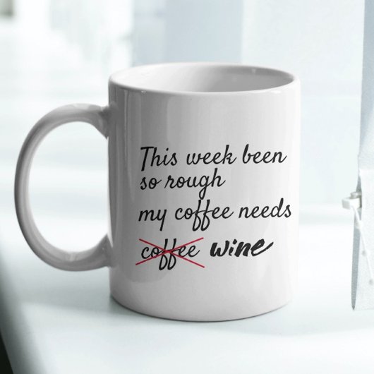 トレンディーおもしろいモダンタイポグラフィ コーヒーマグカップ