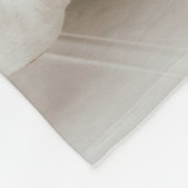 トレンディーおもしろいモダンフォトモパーソナライズされたノグラム フリースブランケット (角)