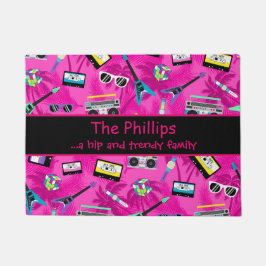 トレンディーおもしろい80s ドアマット