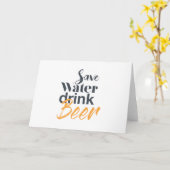 トレンディーおもしろい、都市デザイン救水飲料ビール カード (黄色い花)