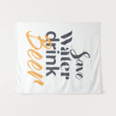 トレンディーおもしろい、都市デザイン救水飲料ビール タペストリー (正面(横))