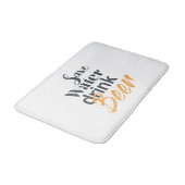 トレンディーおもしろい、都市デザイン救水飲料ビール バスマット (アングル)