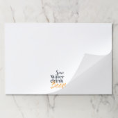 トレンディーおもしろい、都市デザイン救水飲料ビール ペーパーパッド (折り畳み)